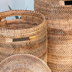 Veļas Grozs Sari Boho Natural Rattan