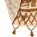 APVALUS KILIMAS SAMI BRONZINĖ D-160