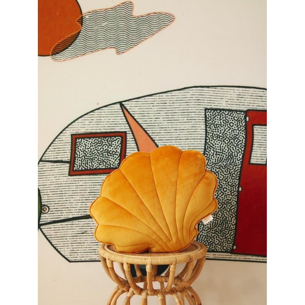 Spilvens Shell Velvet Mustard