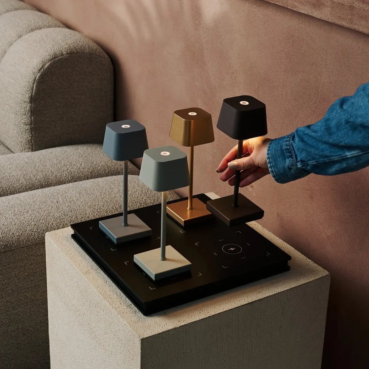 Table Lamp Sarphati Mini Mouse Gray