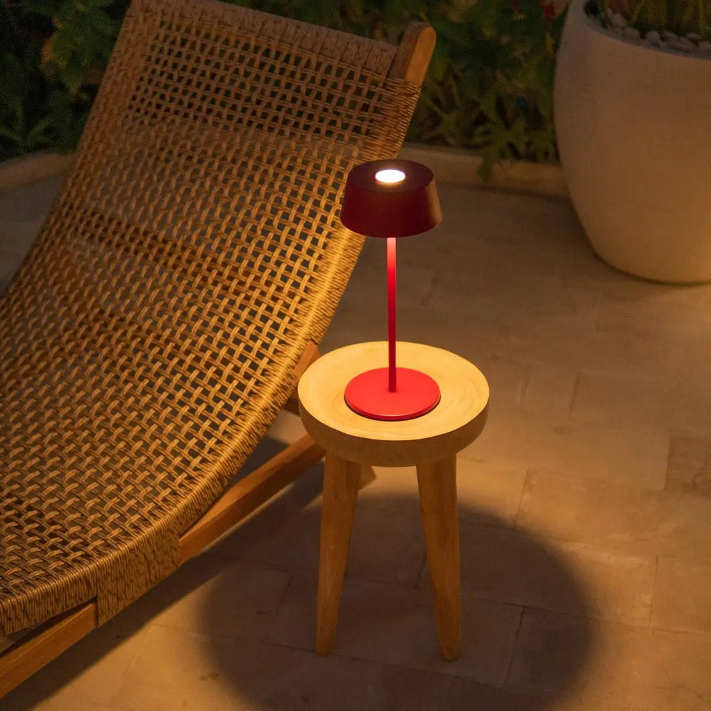 Table Lamp Hugo Berry Red