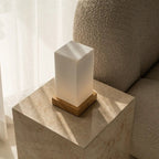 Table Lamp Zayn Light Brown Wooden