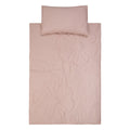 Bloom Powder Pink Children'S Blanket And Pillow Set