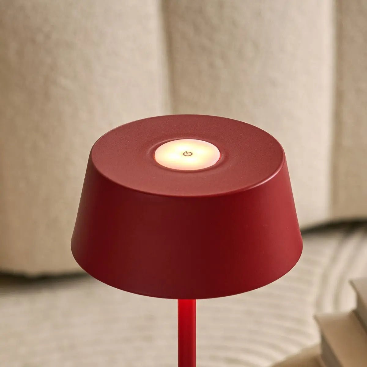 Table Lamp Hugo Berry Red
