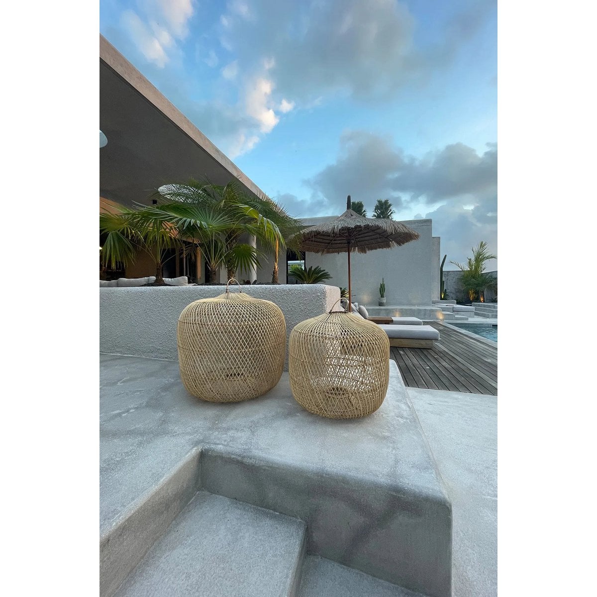 Abažūrs Batu Bolong Natural - L