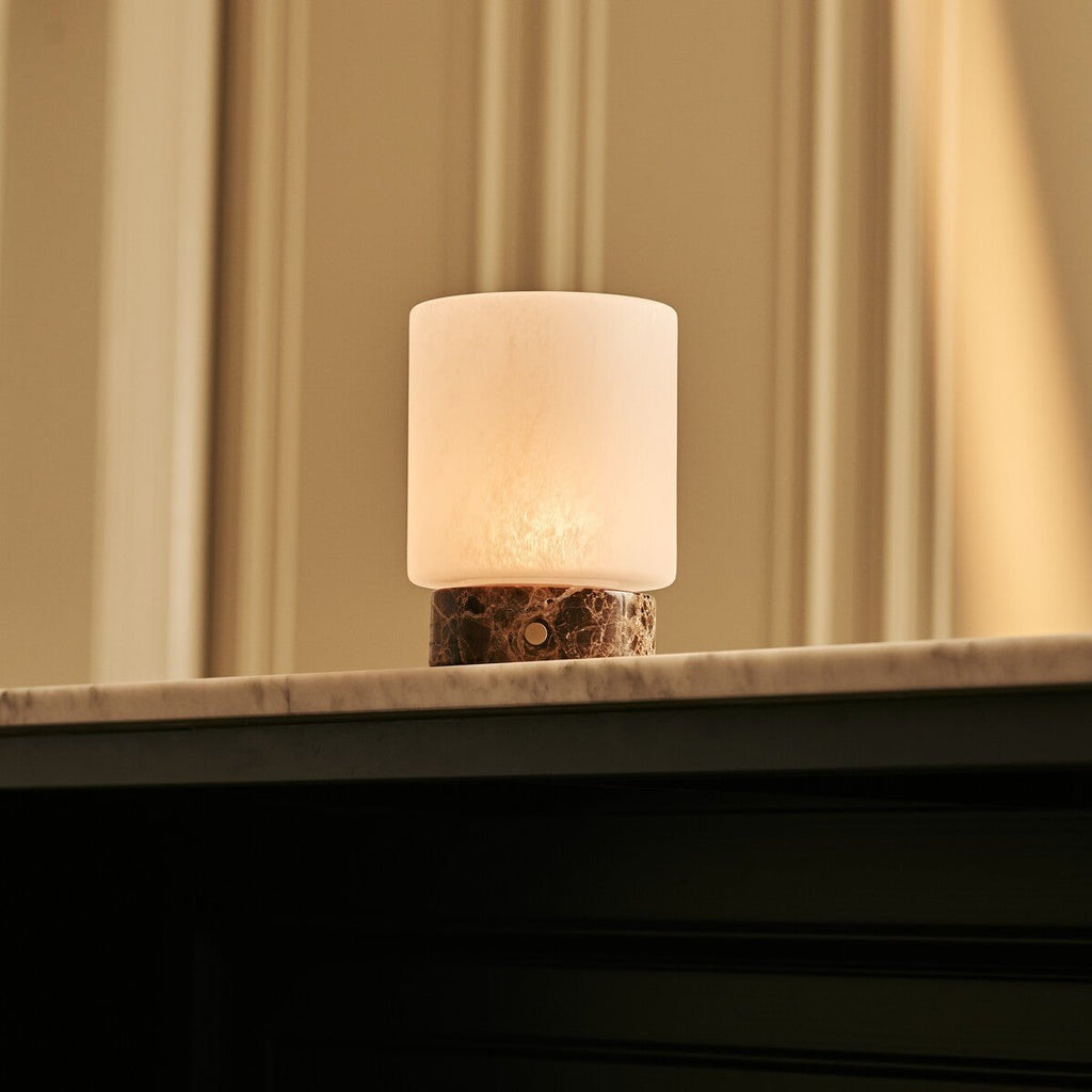 Table Lamp Cuyp Emperador Dark Marble