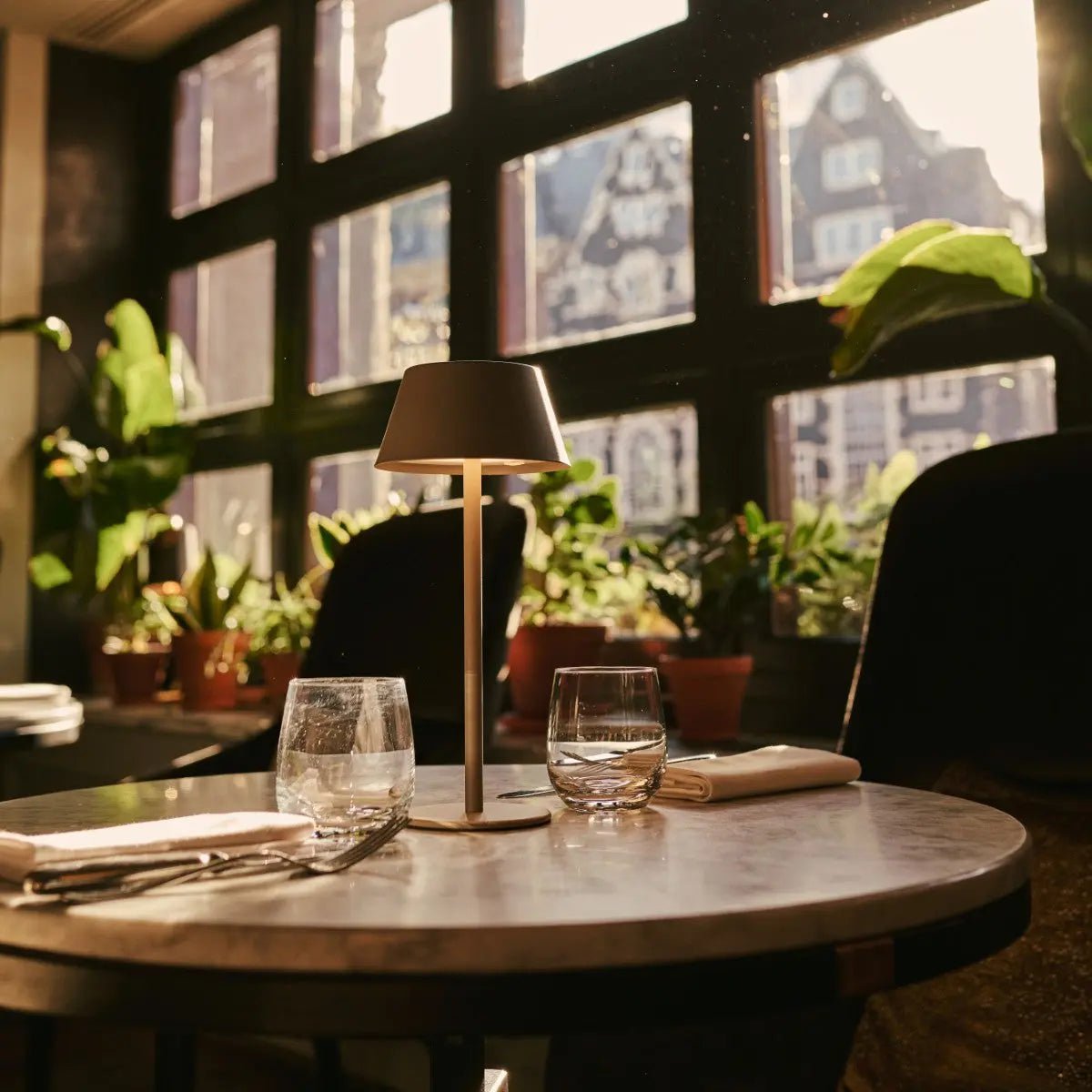 Galda Lampa Milou Koala Brown