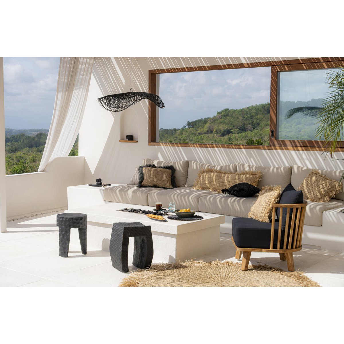 Abažūrs Chapeau Black - L