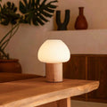 Table Lamp Fynn Light Brown Wooden