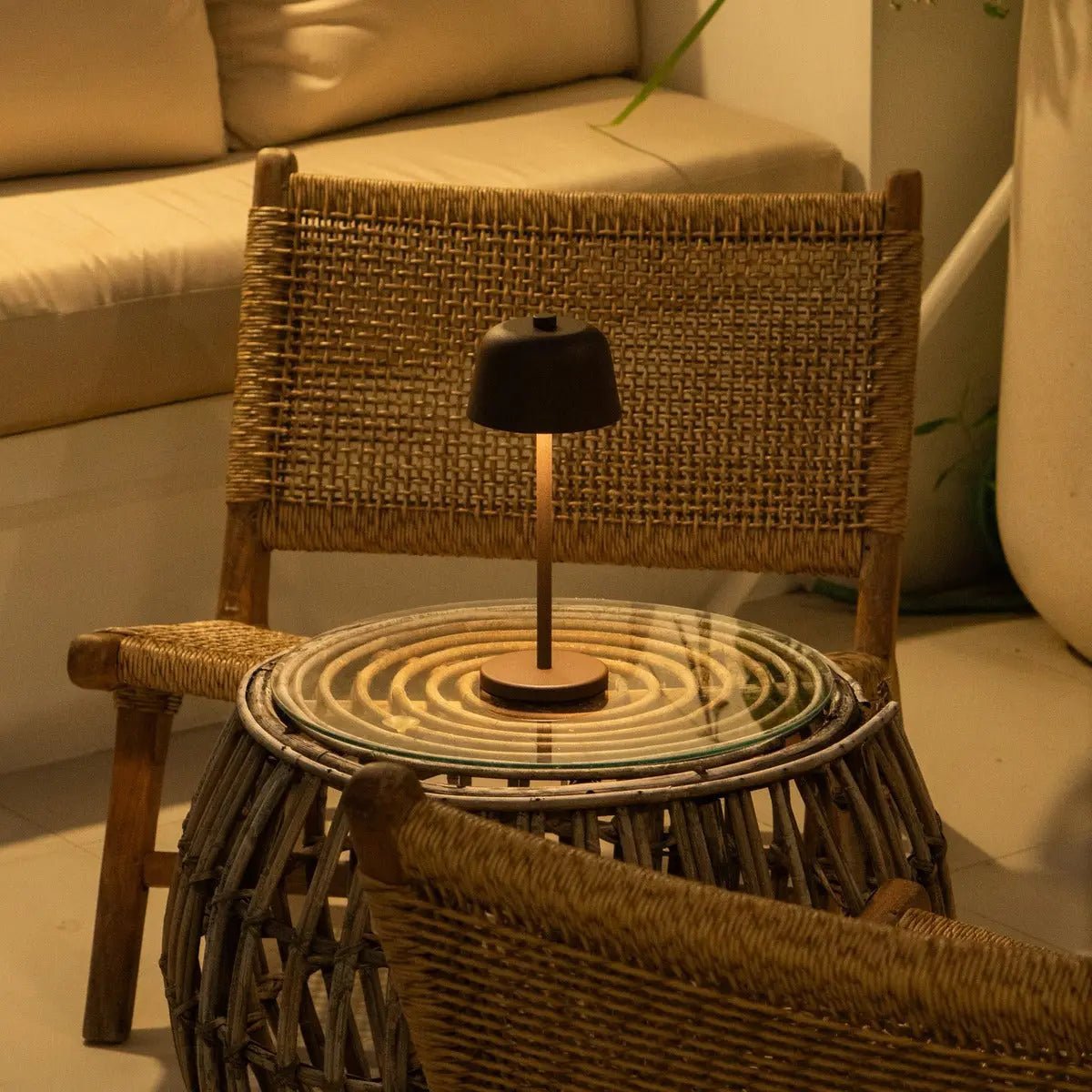 Table Lamp Mocha Brown