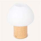 Table Lamp Fynn Light Brown Wooden
