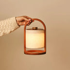 Table Lamp River Chestnut Brown Wooden