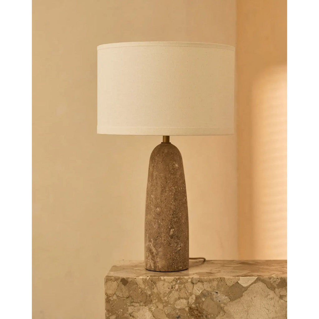 Table Lamp Isla Travertine