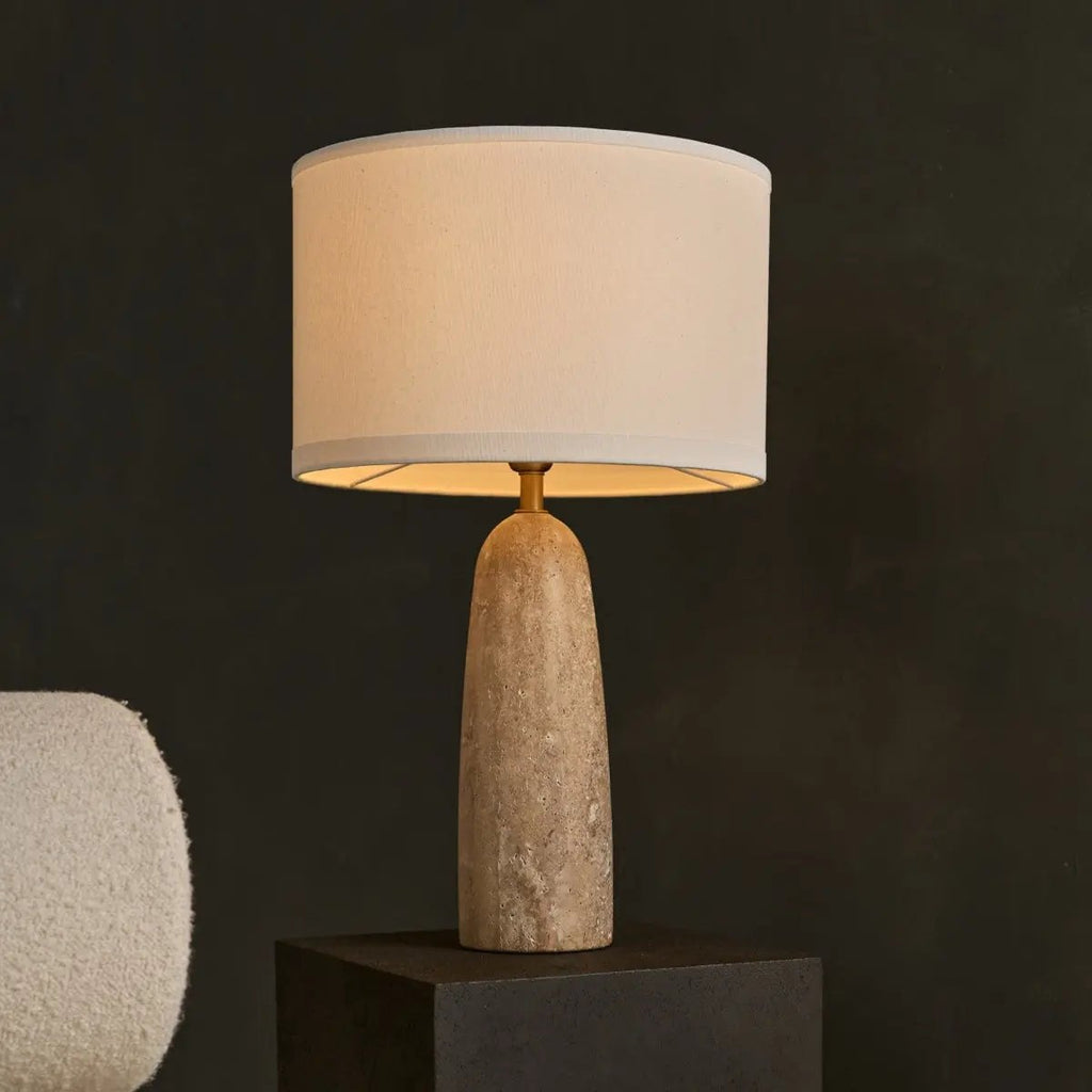 Table Lamp Isla Travertine