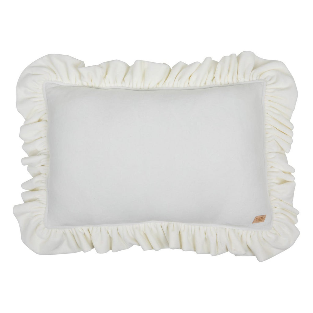 Pagalvė velvet balta