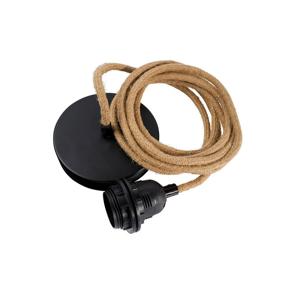 Ceiling Mounting Kit Black Natural - 1 Outlet