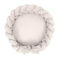Baby Nest & Play Mat With Crib Bumper Braid - Vanilla