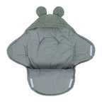 Baby Swaddle with Bear Ears – Olive Green