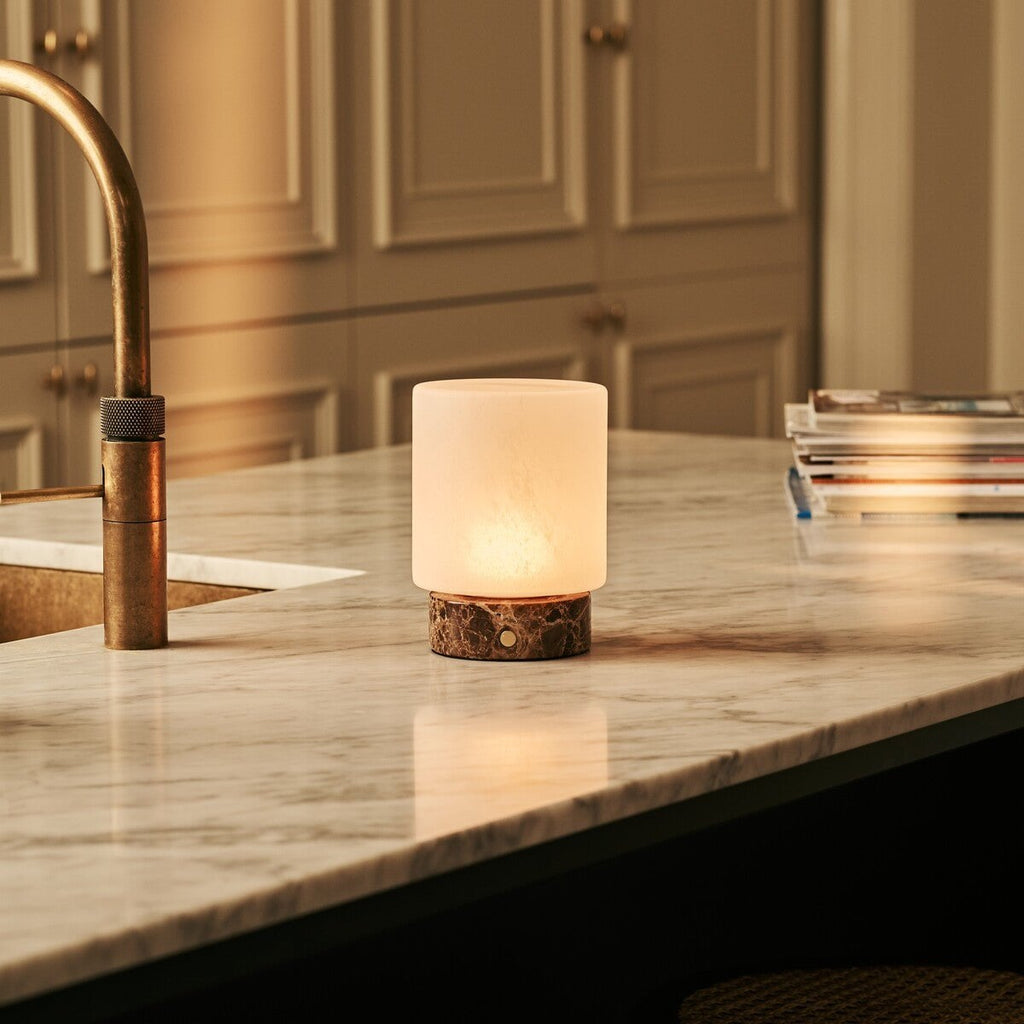 Table Lamp Cuyp Emperador Dark Marble