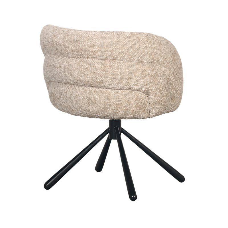 Pebble Latte Swivel Chair