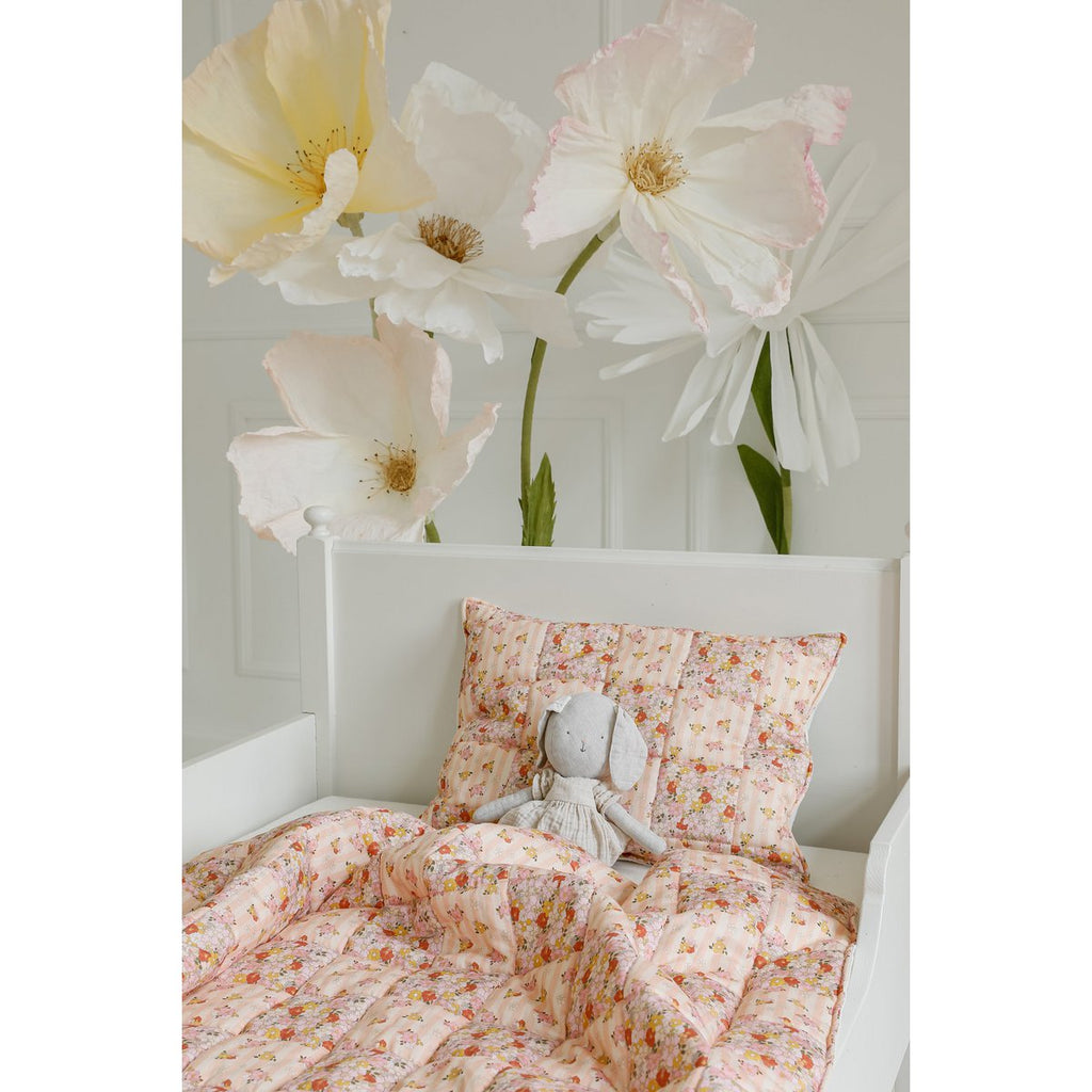 Spring Garden Blanket And Pillow Set For Infants