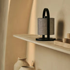 Table Lamp Rivel Black & Gray Wooden