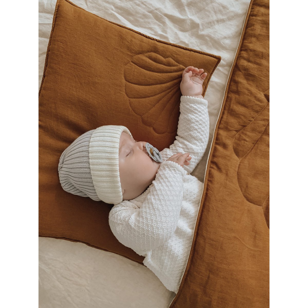 Shell Caramel Children'S Blanket And Pillow Set