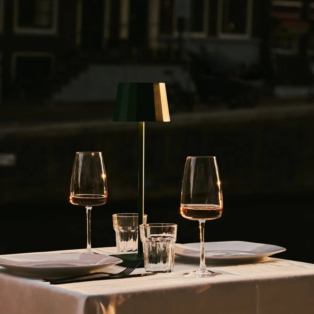 Table Lamp William Pine Green