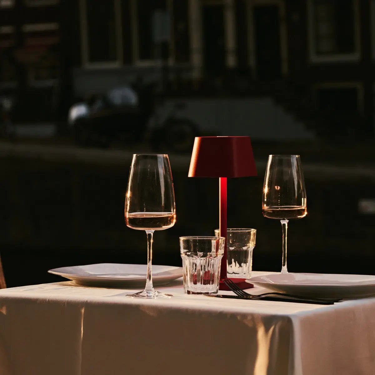 Table Lamp Ava Berry Red