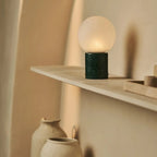 Galda Lampa Metsu Green Verde Alpi Marble