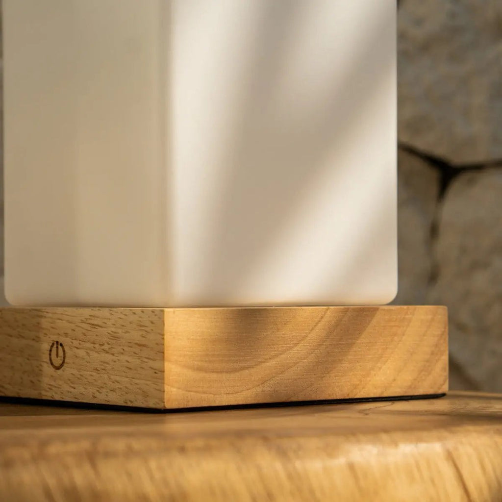 Table Lamp Zayn Light Brown Wooden