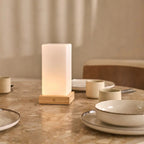 Table Lamp Zayn Light Brown Wooden