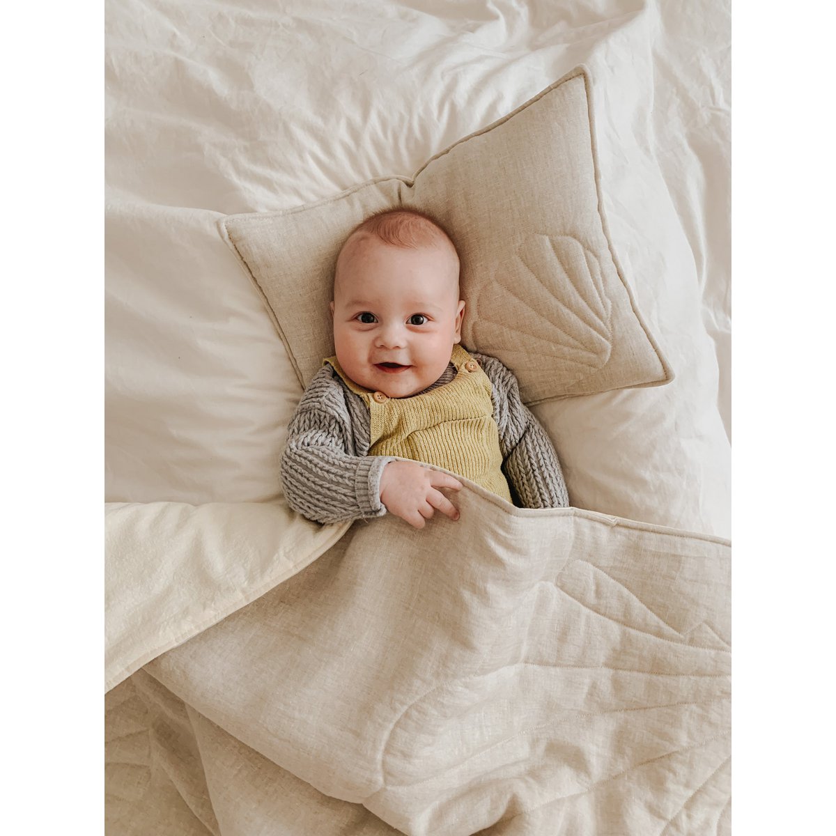 Shell Sand Baby Blanket And Pillow Set