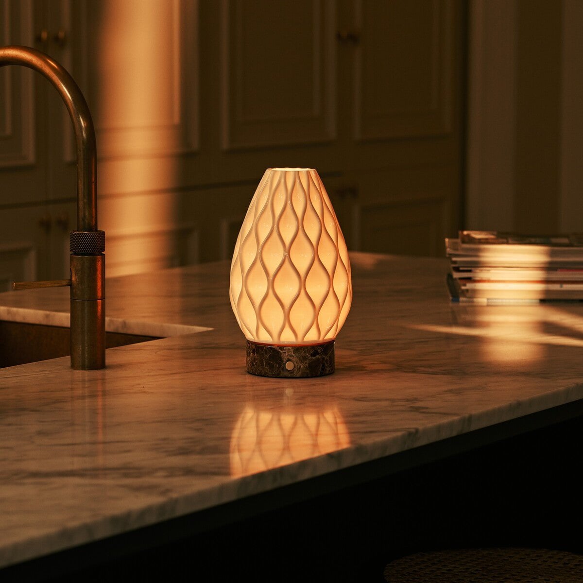 Table Lamp Vela Dark Brown