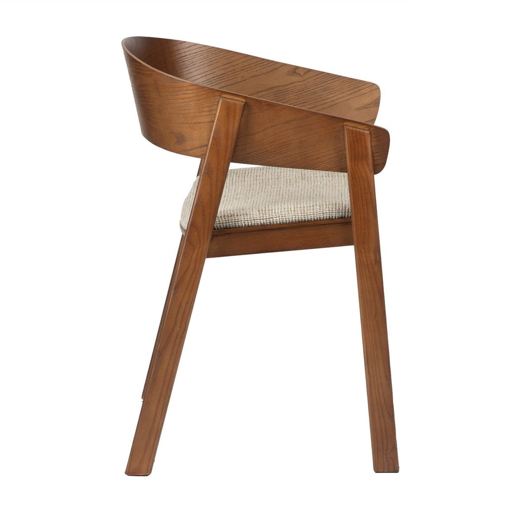 Dining Chair Edo Walnut - Set Of 2