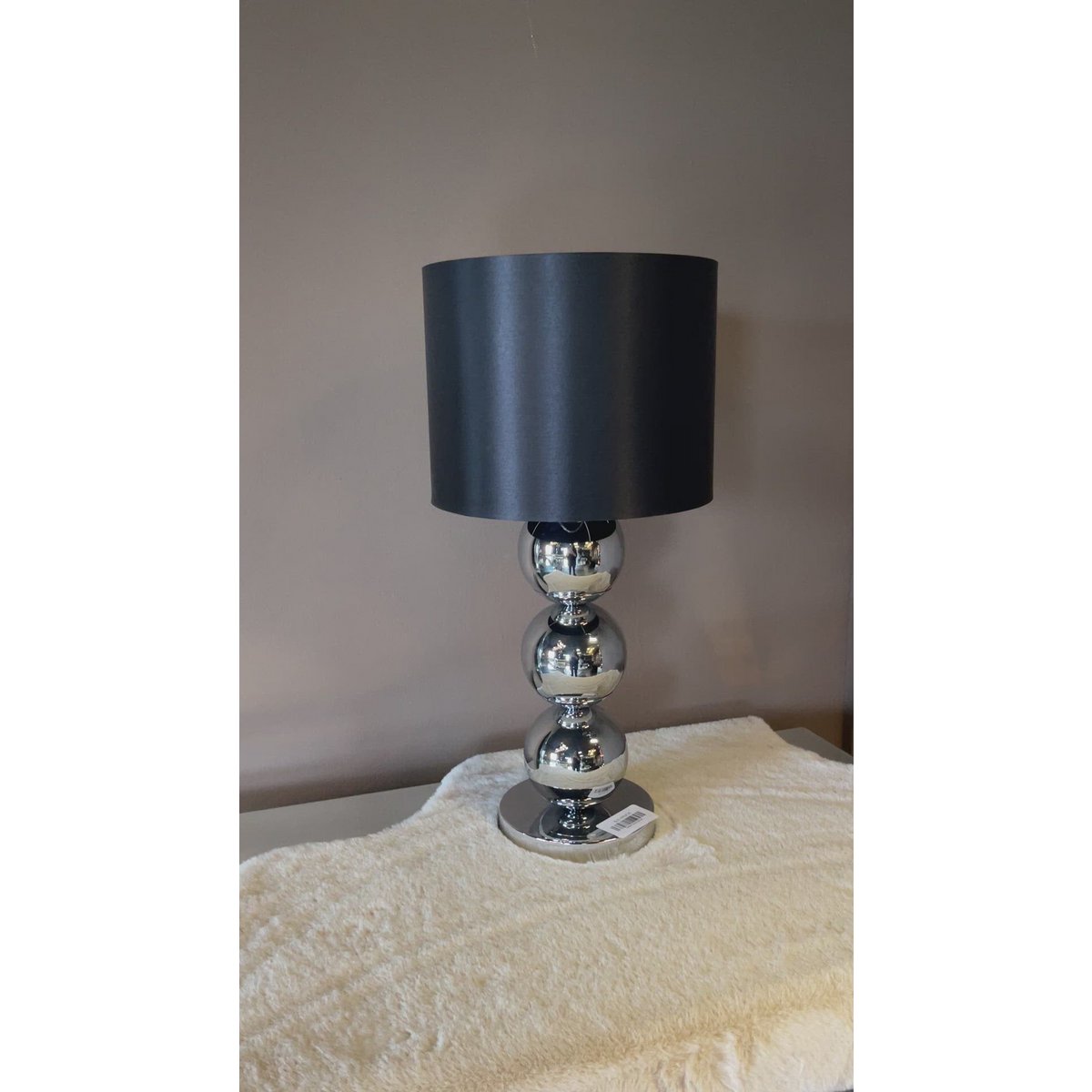 Table Lamp Bulb Chrome - XL