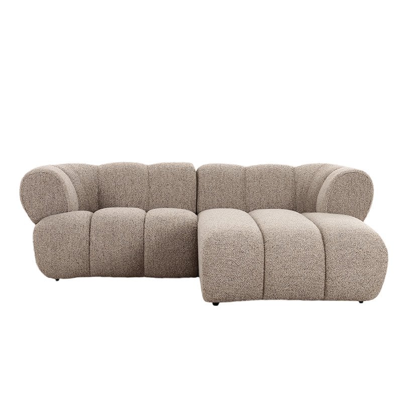 Sofa „New York Sand Boucle“ dešinės pusės