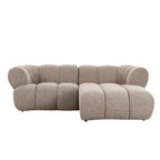 Sofa „New York Sand Boucle“ dešinės pusės