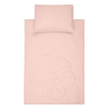 Bloom Light Pink Blanket And Pillow Set For Infants
