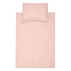Bloom Light Pink Blanket And Pillow Set For Infants