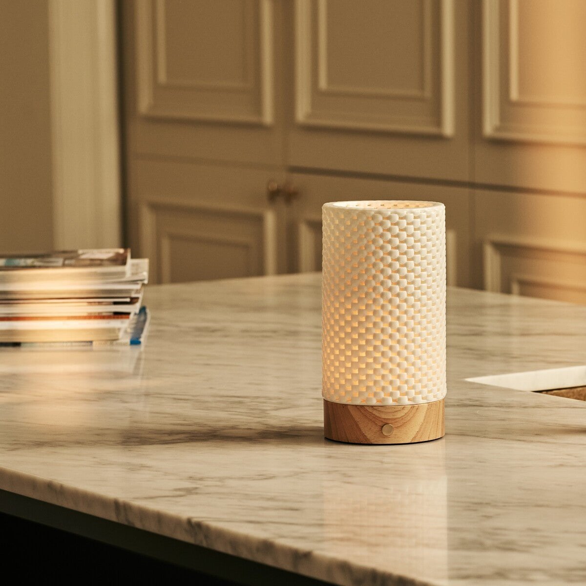 Table Lamp Luna Light Brown