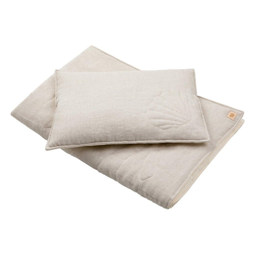 Shell Sand Baby Blanket And Pillow Set