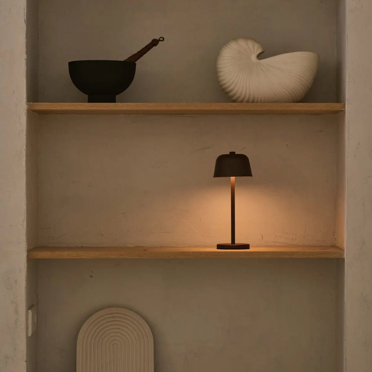 Table Lamp Mocha Brown