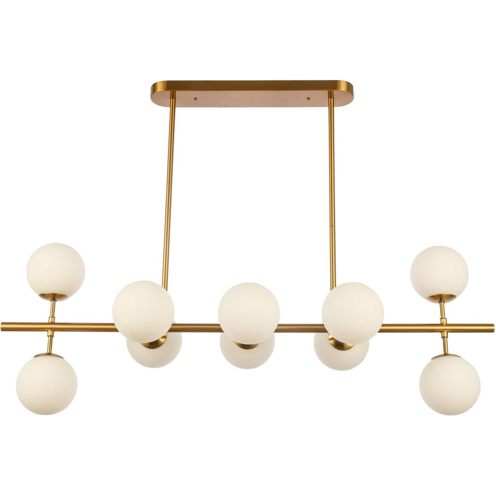 Lubinis šviestuvas CHRINTINE, balto aukso spalvos