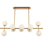 Lubinis šviestuvas CHRINTINE, balto aukso spalvos