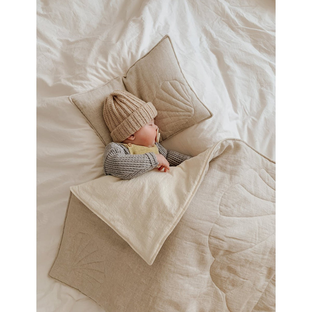 Shell Sand Baby Blanket And Pillow Set