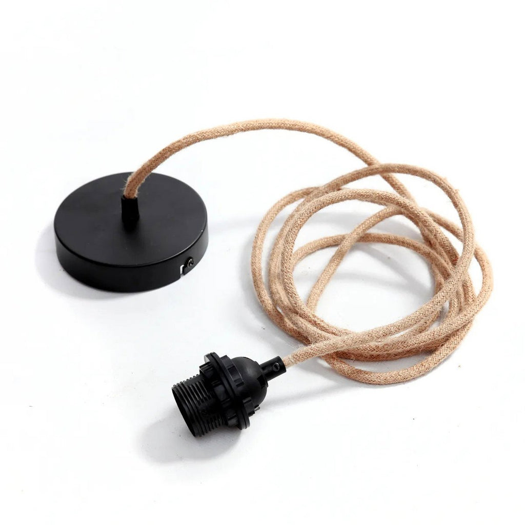 Ceiling Mounting Kit Black Natural - 1 Outlet