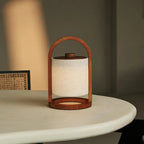 Table Lamp River Chestnut Brown Wooden