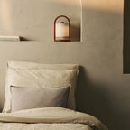 Table Lamp River Chestnut Brown Wooden