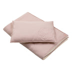 Bloom Powder Pink Children'S Blanket And Pillow Set
